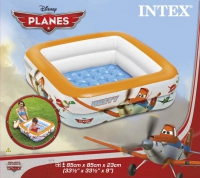 Надувной бассейн Intex Самолеты прямоугольный 84х84х23
