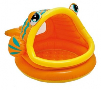 Детский бассейн Intex Lazy Fish Shade Baby 57109