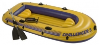 Моторно-гребная надувная лодка Intex Challenger-3 Set 68370