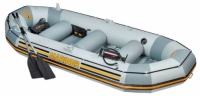 Гребная надувная лодка Intex Mariner-4 Set 68376